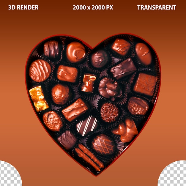 Heerlijke stukjes donkere chocolade op een geïsoleerde doorzichtige achtergrond