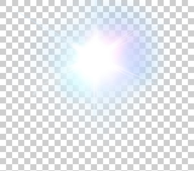 Helder licht lens flare