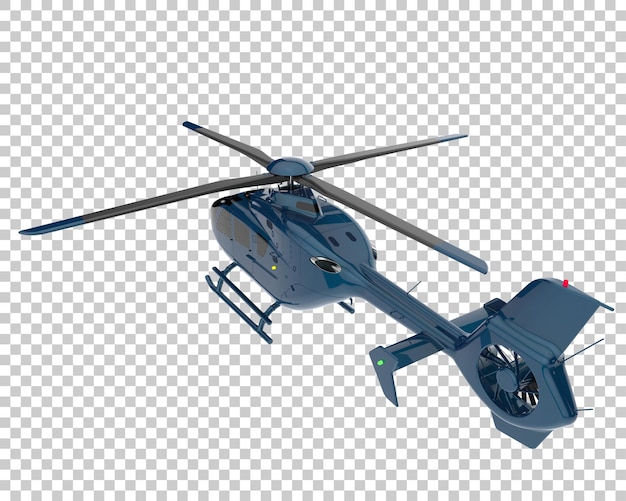 PSD 투명 한 배경에 헬리콥터입니다. 3d 렌더링 - 일러스트레이션