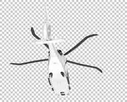 PSD 透明な背景の 3 d レンダリング図のヘリコプター