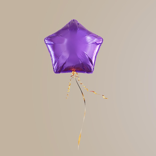 Helium balloons 3d psd