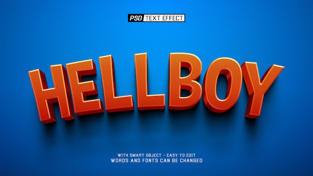 hellboy text effect