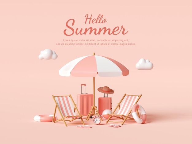 Hello Summer Design Template