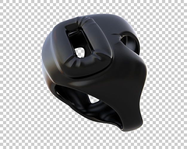 Hełm bokserski odizolowany na tle ilustracja renderingu 3D