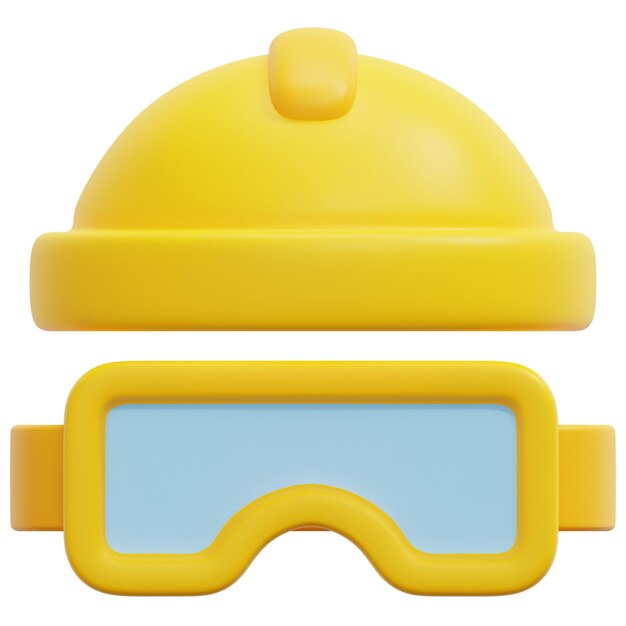 Helmet 3d render icon illustration