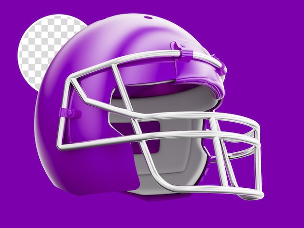 PSD helmet 3d violet