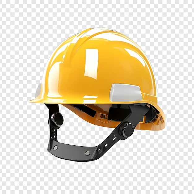 PSD helmet for safety isolated on transparent background