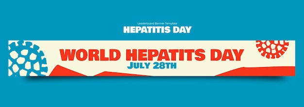 PSD hepatitis day template design