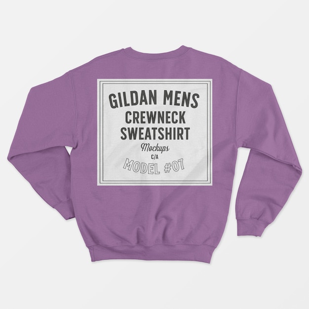 Heren sweatshirt met ronde hals
