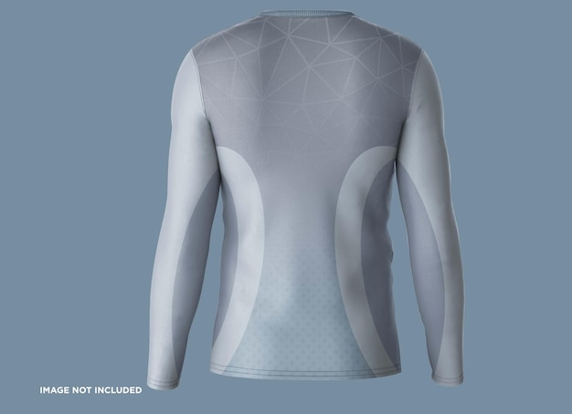 Heren V-hals T-shirt lang model