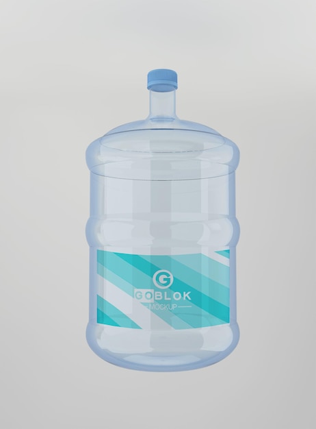 Hervulbare water gallon mockup