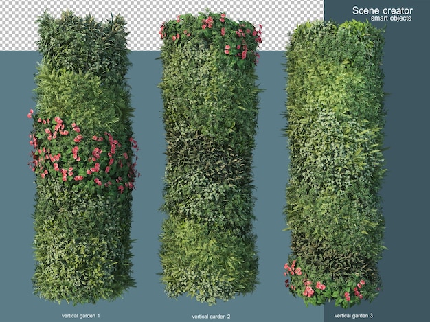 PSD het 3d teruggeven van geïsoleerde installatieomheining