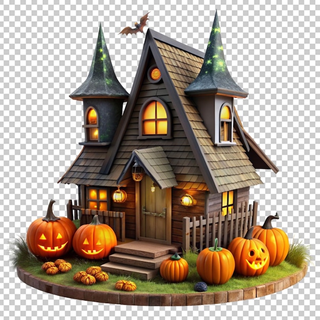 PSD het halloween huis.