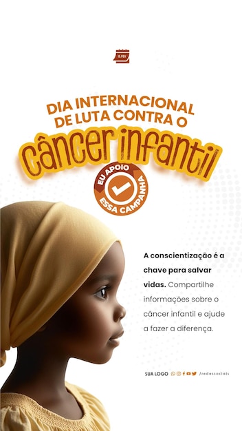 Het verhaal van dia luta contra o cancer infantil