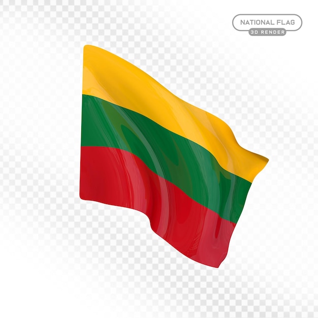 Het zwaaien met de Litouwse vlag
