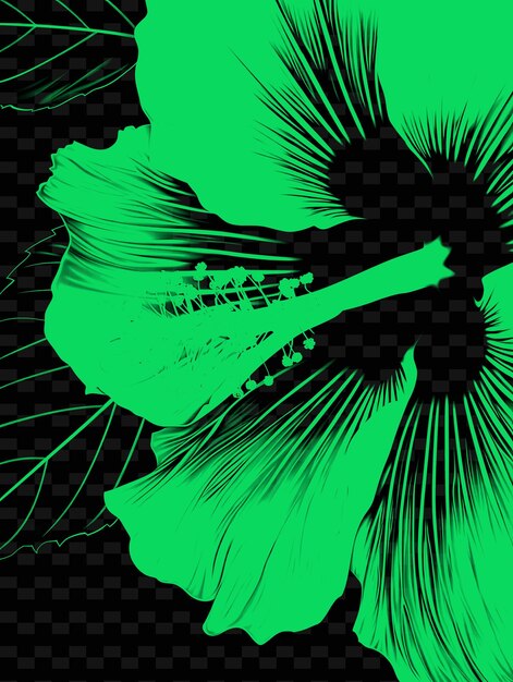 PSD texture di petali di fiori di ibisco con arredamento radiale e velvet png creative overlay decor di sfondo