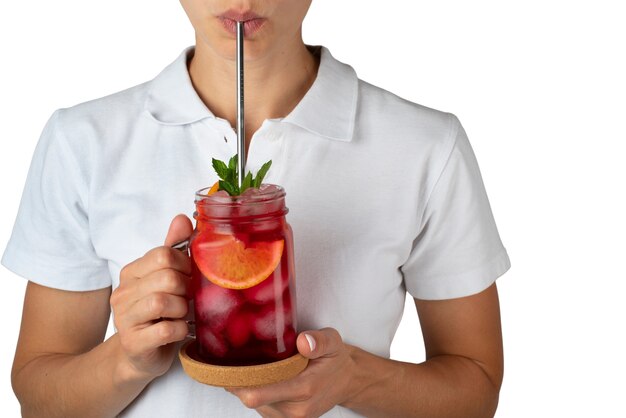 PSD hibiscus iced tea