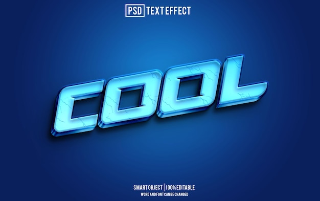Hieno tekstiefektifontti, muokattava typografia, 3d-teksti
