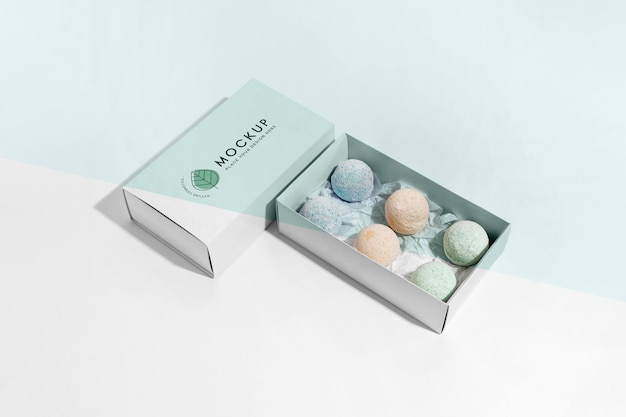 PSD high angle bath bombs in box