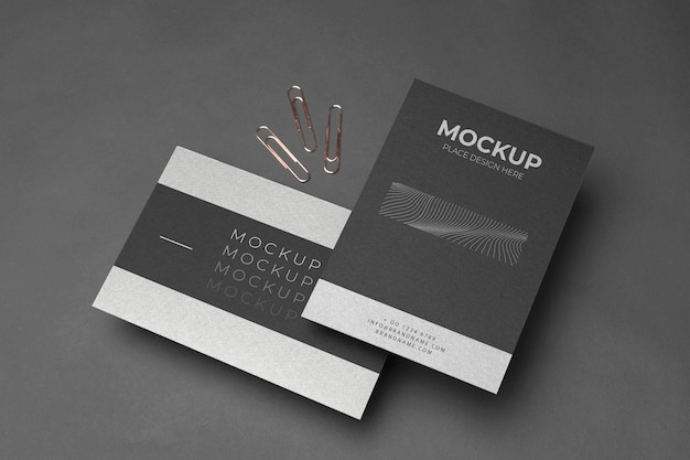 high angle corporation stationery mock-up assortment