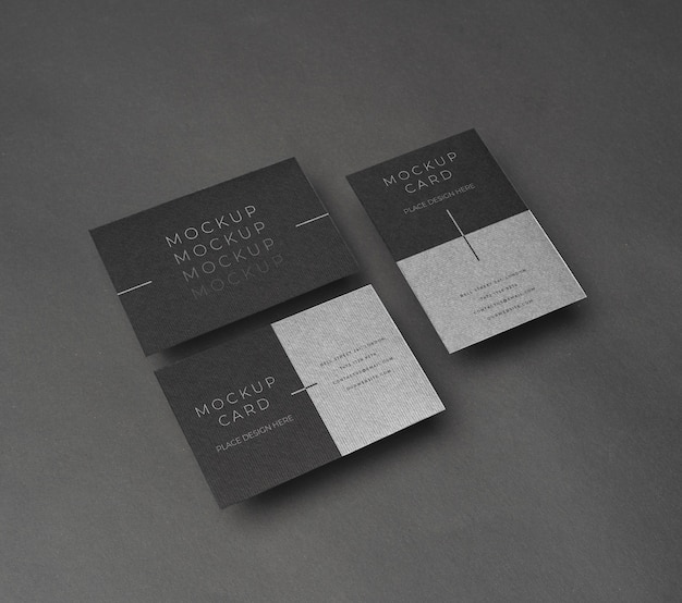 High angle corporation stationery mock-up