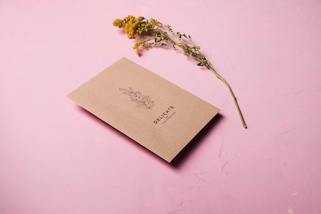 PSD high angle envelope design with flower