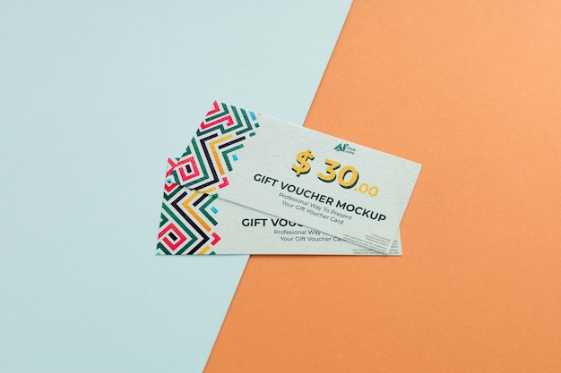 High angle geometric design sale vouchers