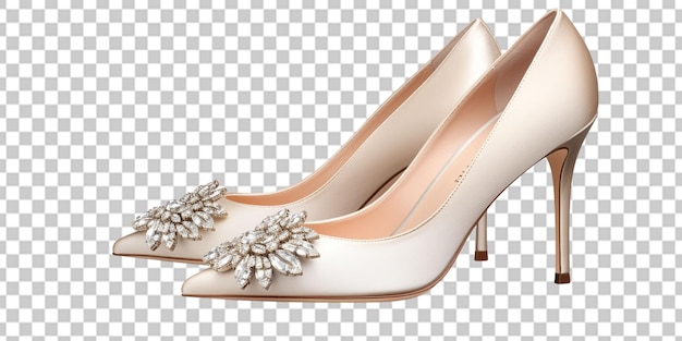 PSD 투명한 배경에 높은 발 뒤꿈치 여성 멋진 신발