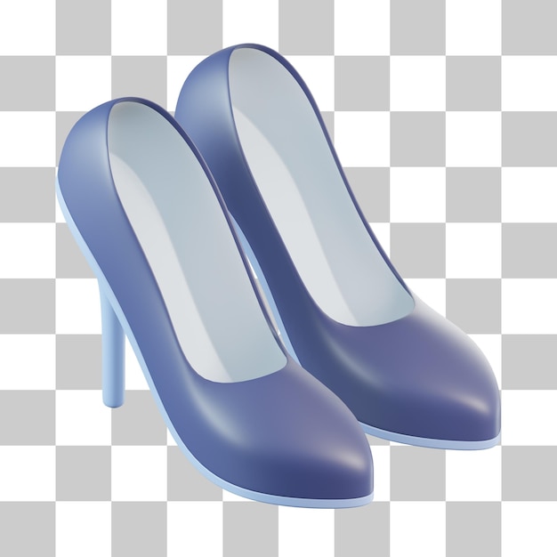 High heels 3d icon
