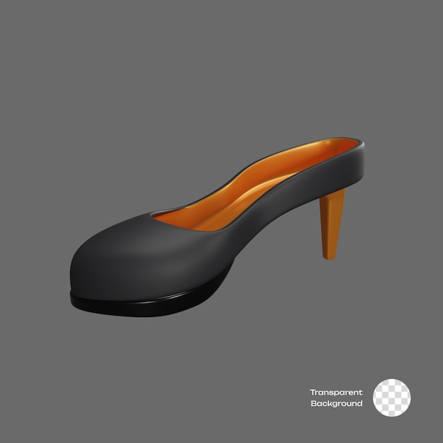 PSD high heels 3d icon