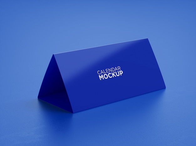 PSD high quality desk calendar mockup isolated