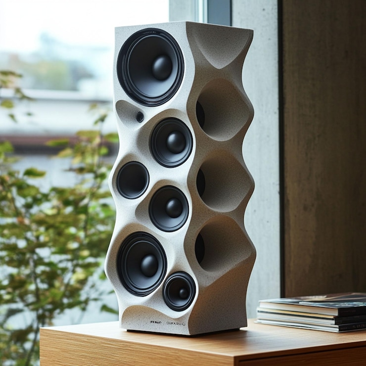 PSD high quality image of speakers