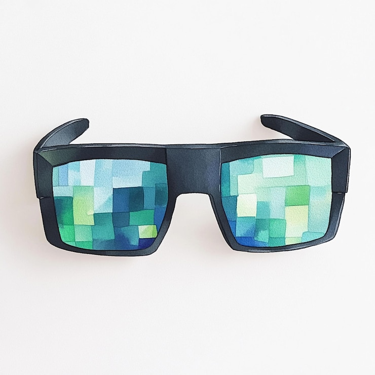 PSD high quality image of sunglasses