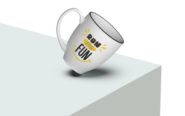 높은 품질의 Psd Mug Mockup 스마트 객체로 완전히 편집 가능