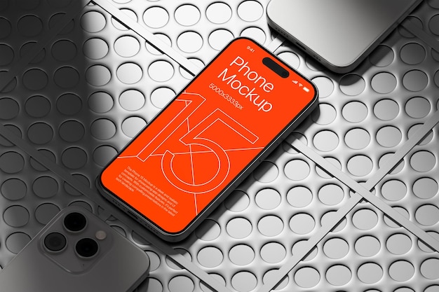 Mockup di smartphone di alta qualità per iphone 15