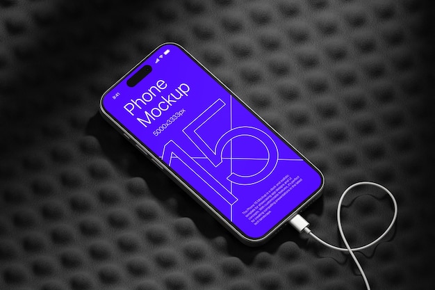High Quality Smartphone iPhone 15 Mockup