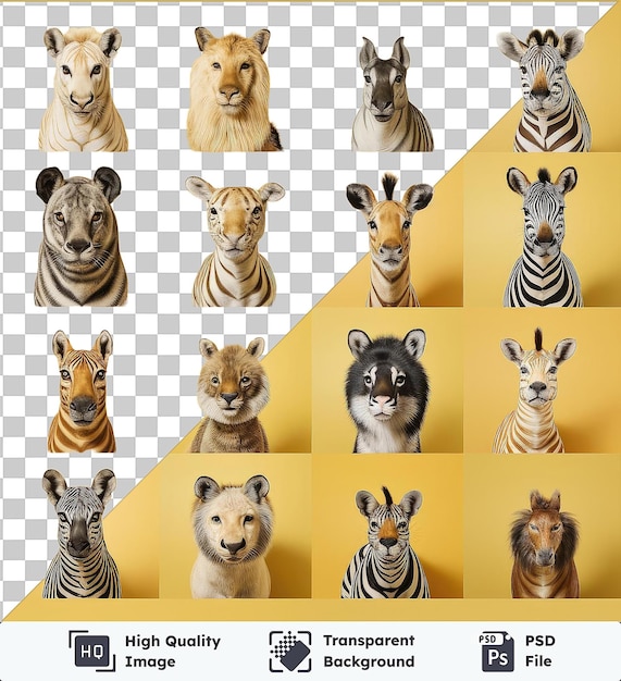 High quality transparent psd realistic photographic zoologist _ s field guide the zoo