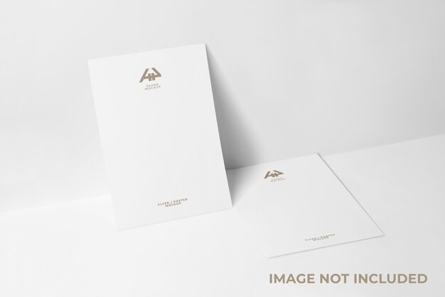 PSD mockup a4 ad alta risoluzione realistico