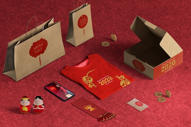 high view special gift sales with wrapping paper and boxes