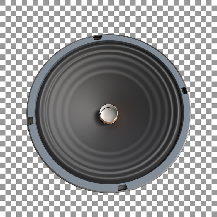 PSD highfidelity 3d audio speaker иллюстрация звуковой технологии и концепции развлечений