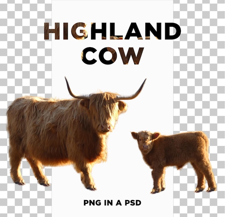 PSD 高地牛在psd中的png