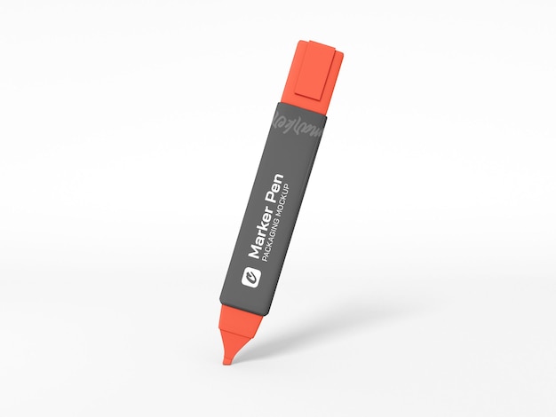 Highlighter Correction Marker Pen Mockup