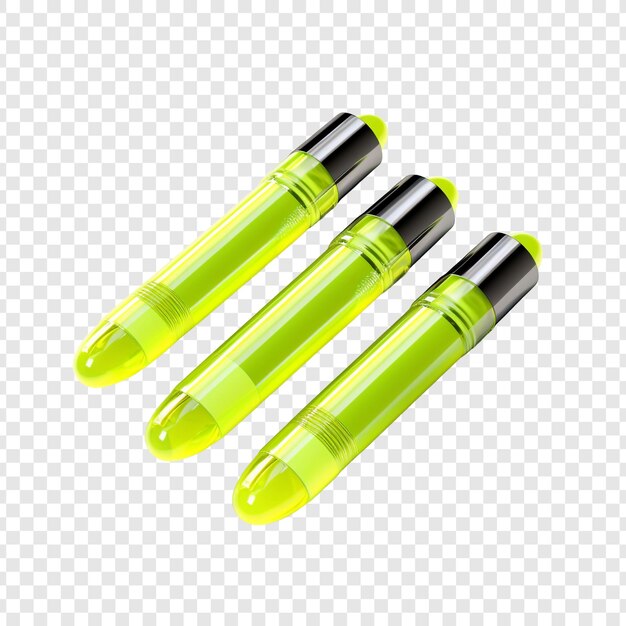 PSD highlighter isolated on transparent background