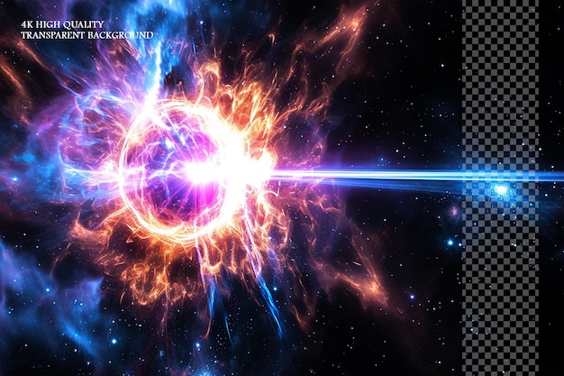 PSD highly magnetized rotating neutron stars emittin on transparent background