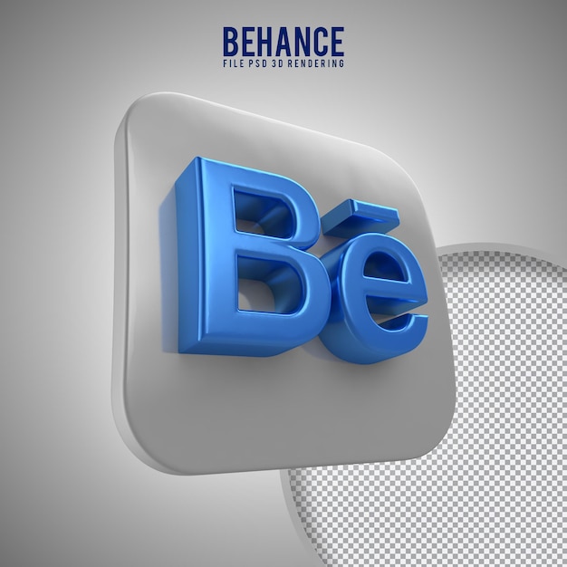 Highquality behance 3d rendered icon