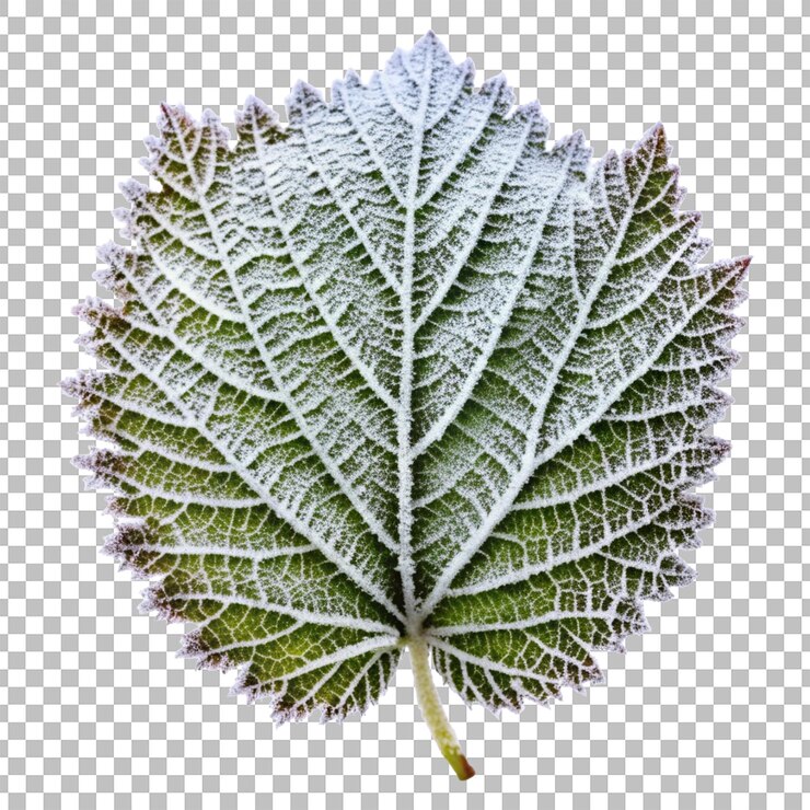 PSD 透明背景上的高品質葉片圖像
