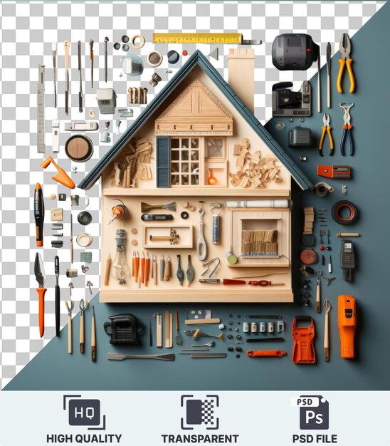 PSD highquality transparent psd diy home renovation tools set