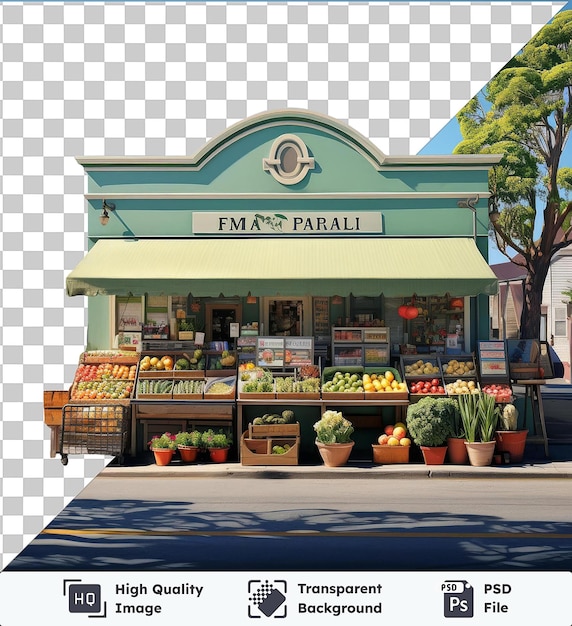 Highquality transparent psd realistic photographic farmer_s market