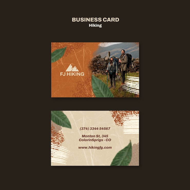 PSD hiking template design
