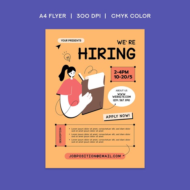 Hiring Flyer Recruitment Flyer